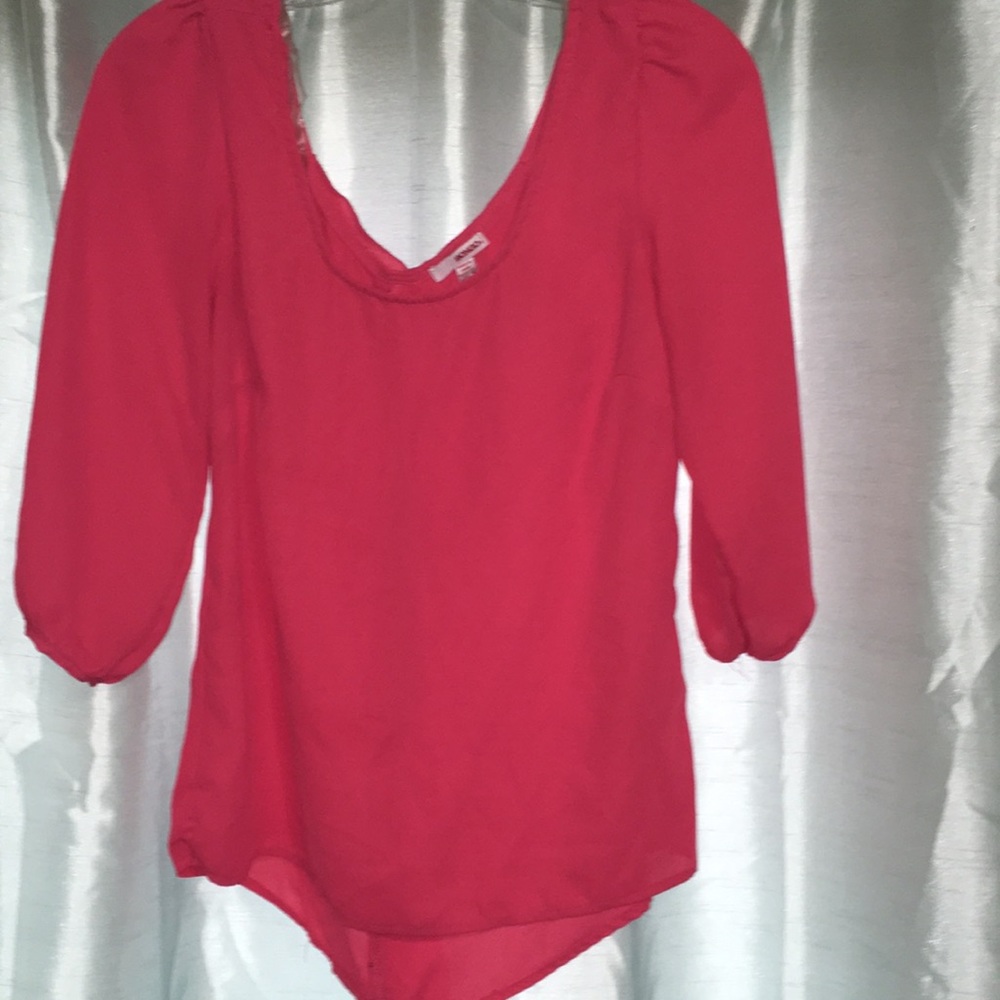 Hot Pink Blouse